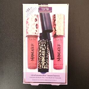 NEW✅Tarte Maneater Blush & Mascara Trio
